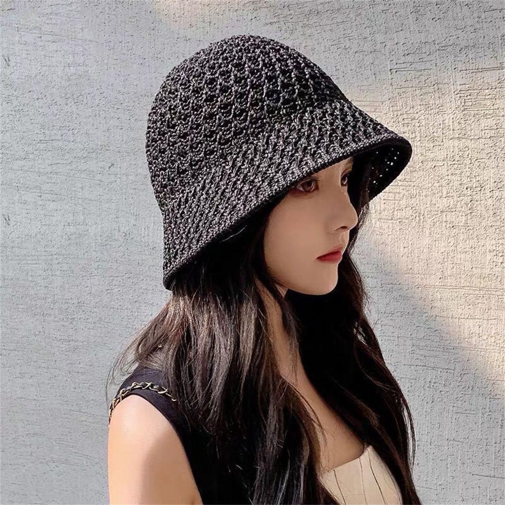 Nón Bucket Vành Rộng Mềm Mại Hoạ Tiết Hoa Hồng Xinh Xắn Dành Cho Nữ