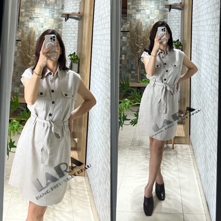 Đầm linen suông xuất xịn