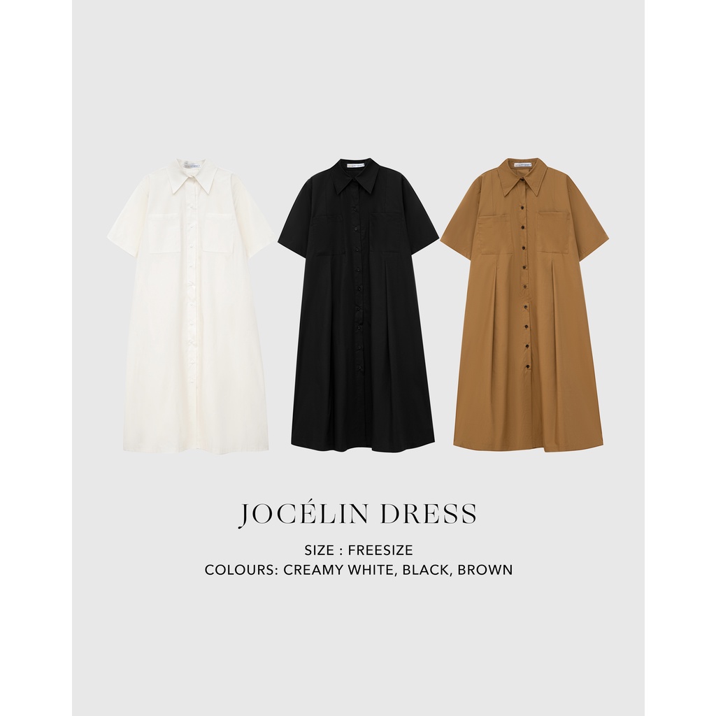 Đầm Sơ Mi Nữ Jocélin | DA-LA3524 | Lana Official