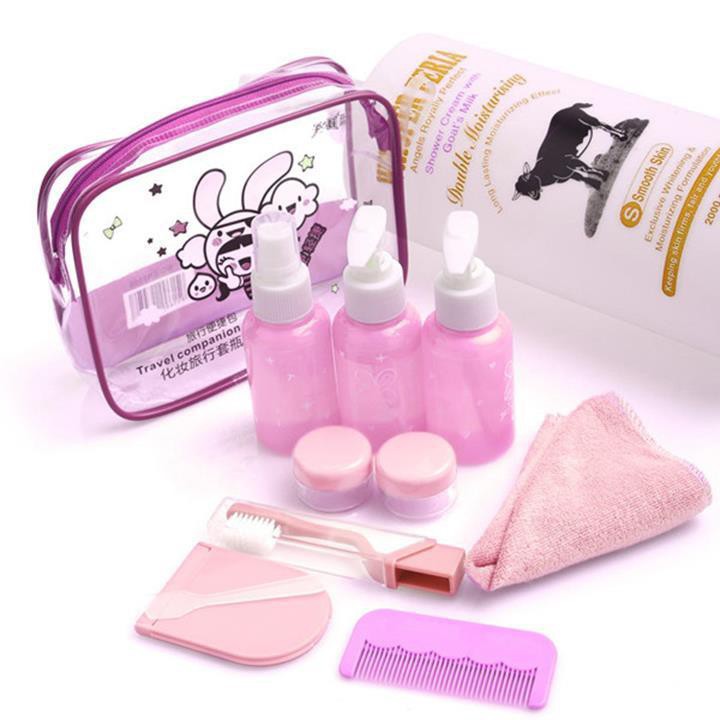 bộ chiết mỹ phẩm đi du lịch 10 món