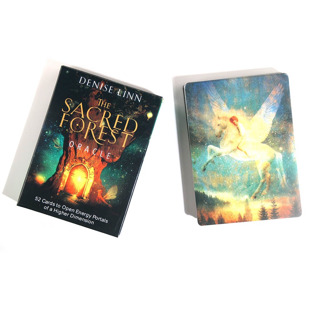 Bộ Bài The Sacred Forest Oracle 52 Lá Bài Tặng Đá Thanh Tẩy SB30