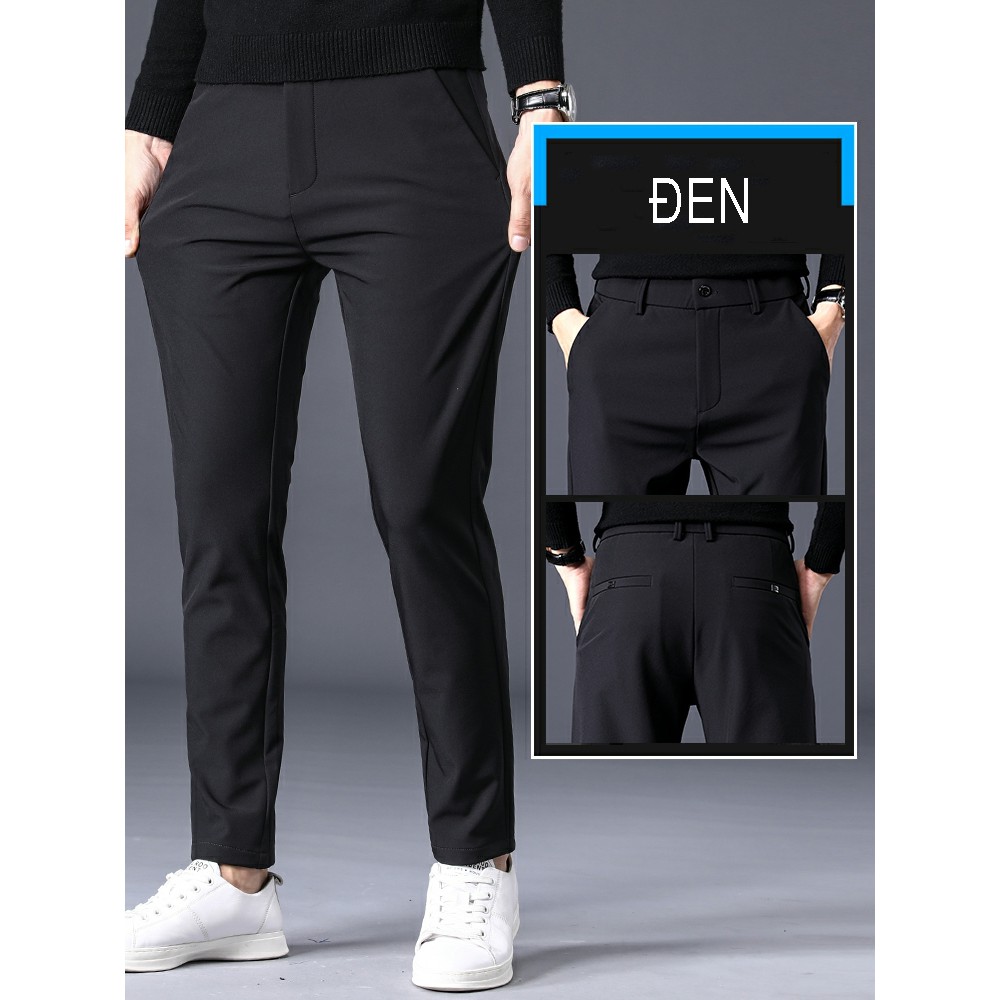 Quần tây nam vải co giãn ống côn ĐẲNG CẤP thời trang nam , quần baggy nam kiểu dáng suông rộng | BigBuy360 - bigbuy360.vn