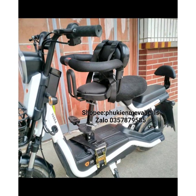 XN128-Ghế ngồi xe máy, xe máy điện xoay ngả 128 có giảm xốc