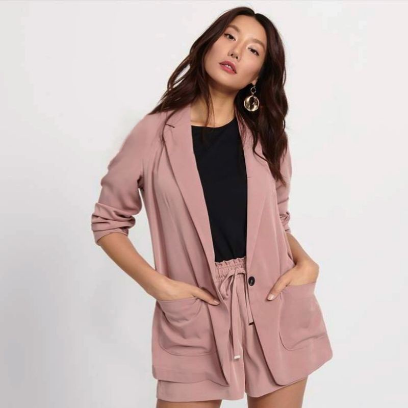 {Siêu phẩm} Áo blazer dáng basic Dynamite xuất dư (có sẵn)