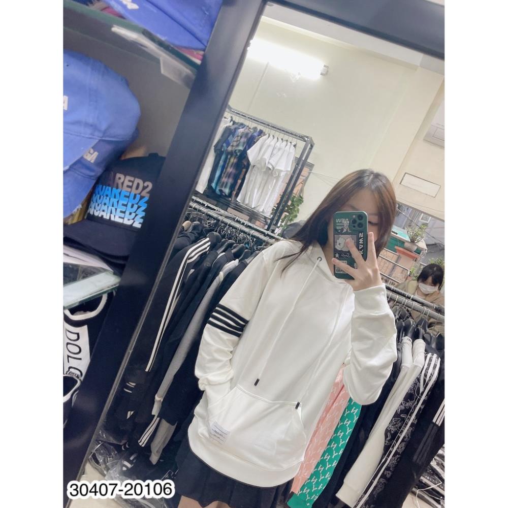 [Có Sẵn] Áo nỉ hoodie Thome Kẻ Tay - Áo nỉ có mũ cho nam