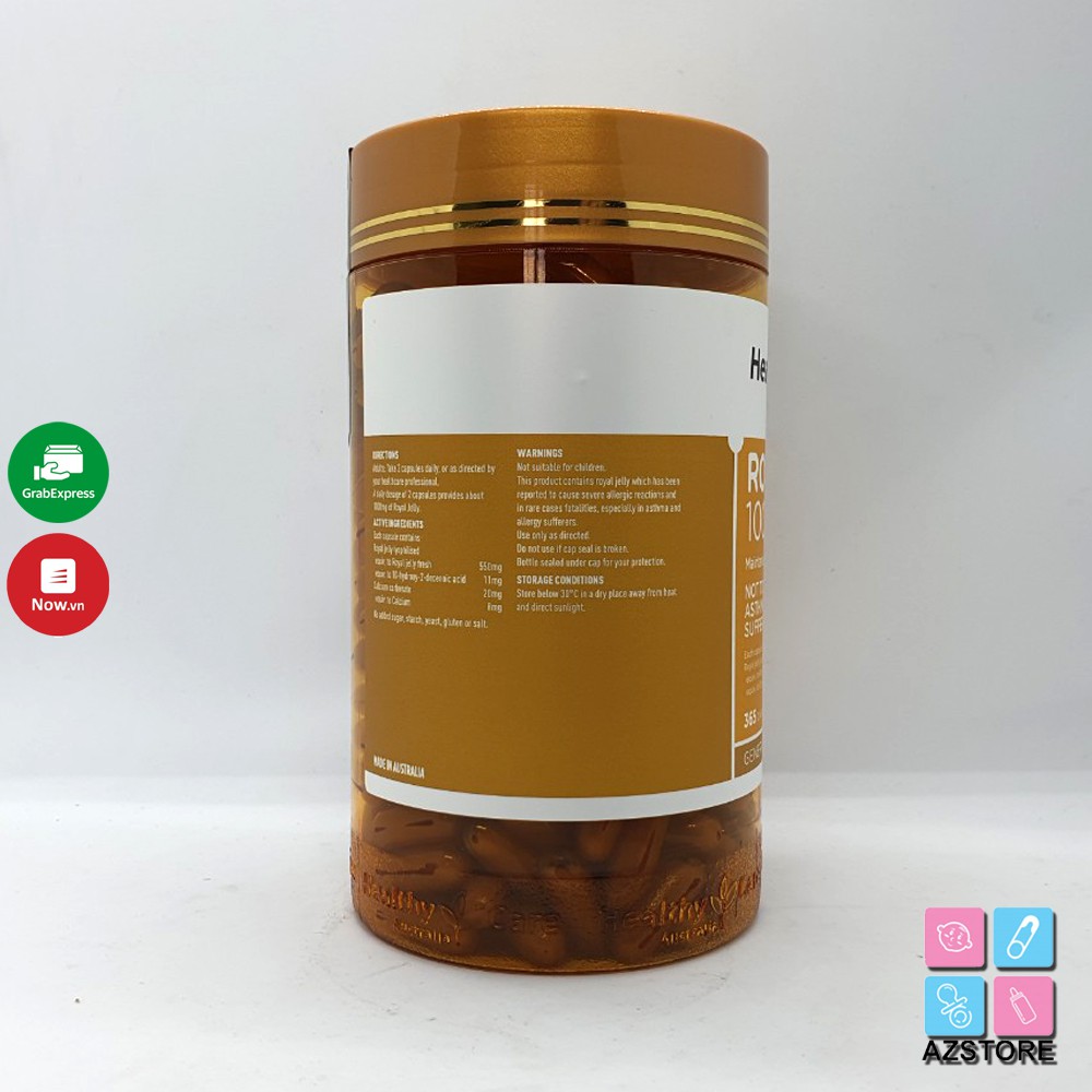 Sữa ong chúa Healthy Care Royal Jelly 1000mg 365 viên - Ong Chúa Úc | BigBuy360 - bigbuy360.vn