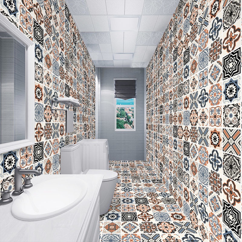 Miếng Dán Sàn Nhà Dày Dặn Chống Trượt Chống Thấm Nước Cho Nhà Tắm/Nhà Bếp