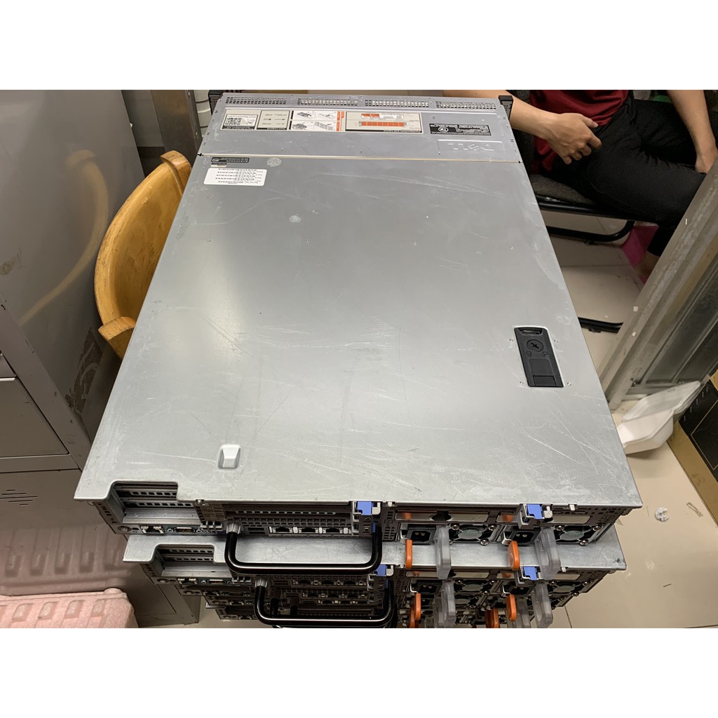 Server Dell R730XD (12 tray 3.5") None CPU, Ram, HDD; Raid H730 mini; 2 heatsink; full 12 tray 3.5"; 2x750W; Rail V