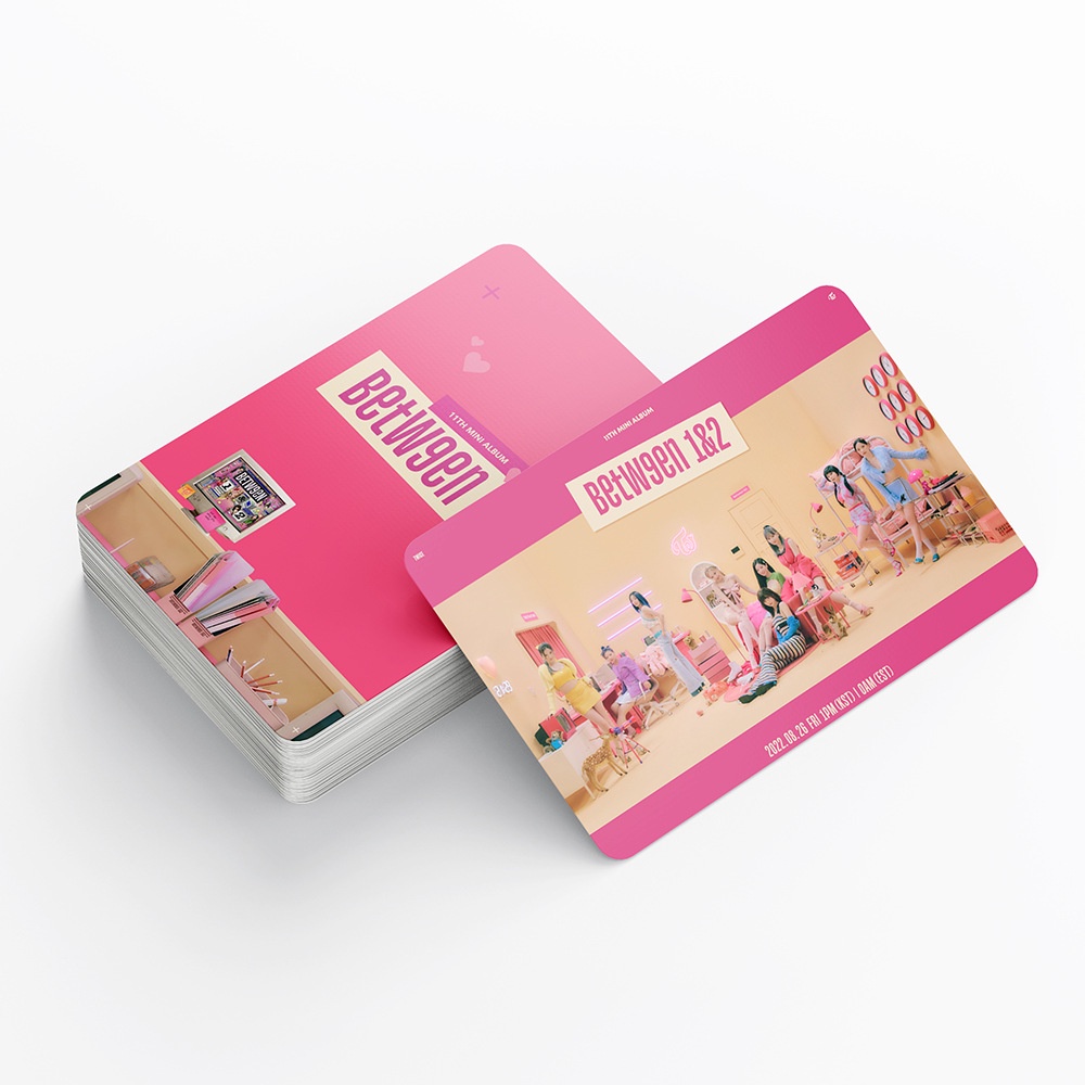 Set 54 Tấm Ảnh  TWICE thẻ ảnh nhóm nhạc  album ảnh LOMO card 2022 between