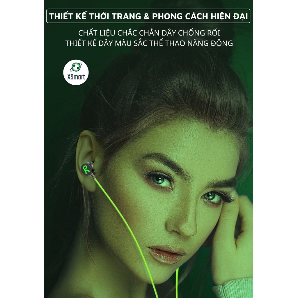 Tai Nghe Nhạc Game XK-036 Có Mic Cho Điện Thoại, Âm Thanh Super Bass Cực Đỉnh