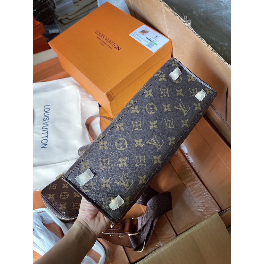 Sét túi Lv kèm ví và móc cún size 30 hàng fullbox nguyên seal