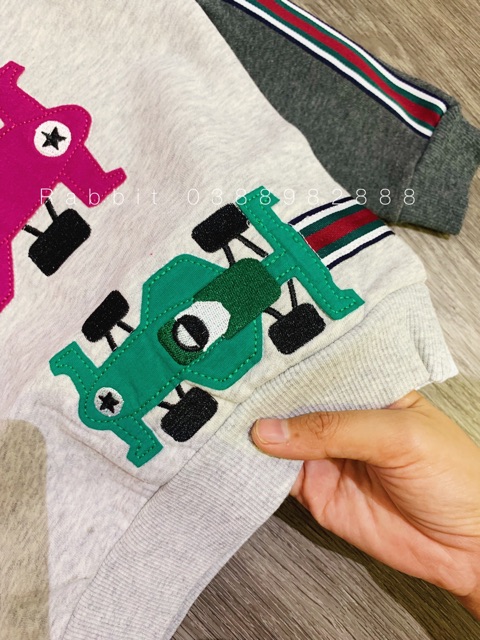 Áo nỉ Little Maven ô tô(hàng sale ko đổi trả)