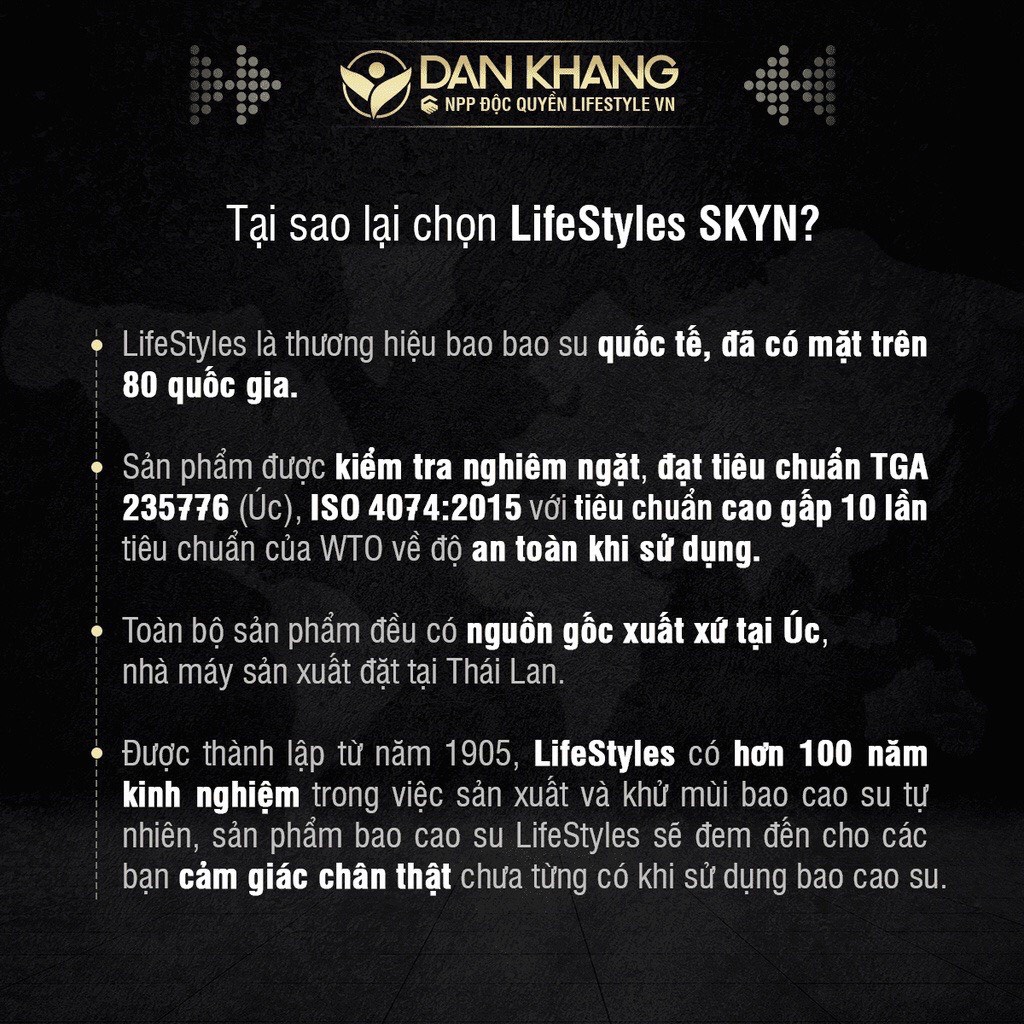 Bao cao su LifeStyles Zero cao cấp siêu mỏng hộp 3 cái suckhoechomoinha