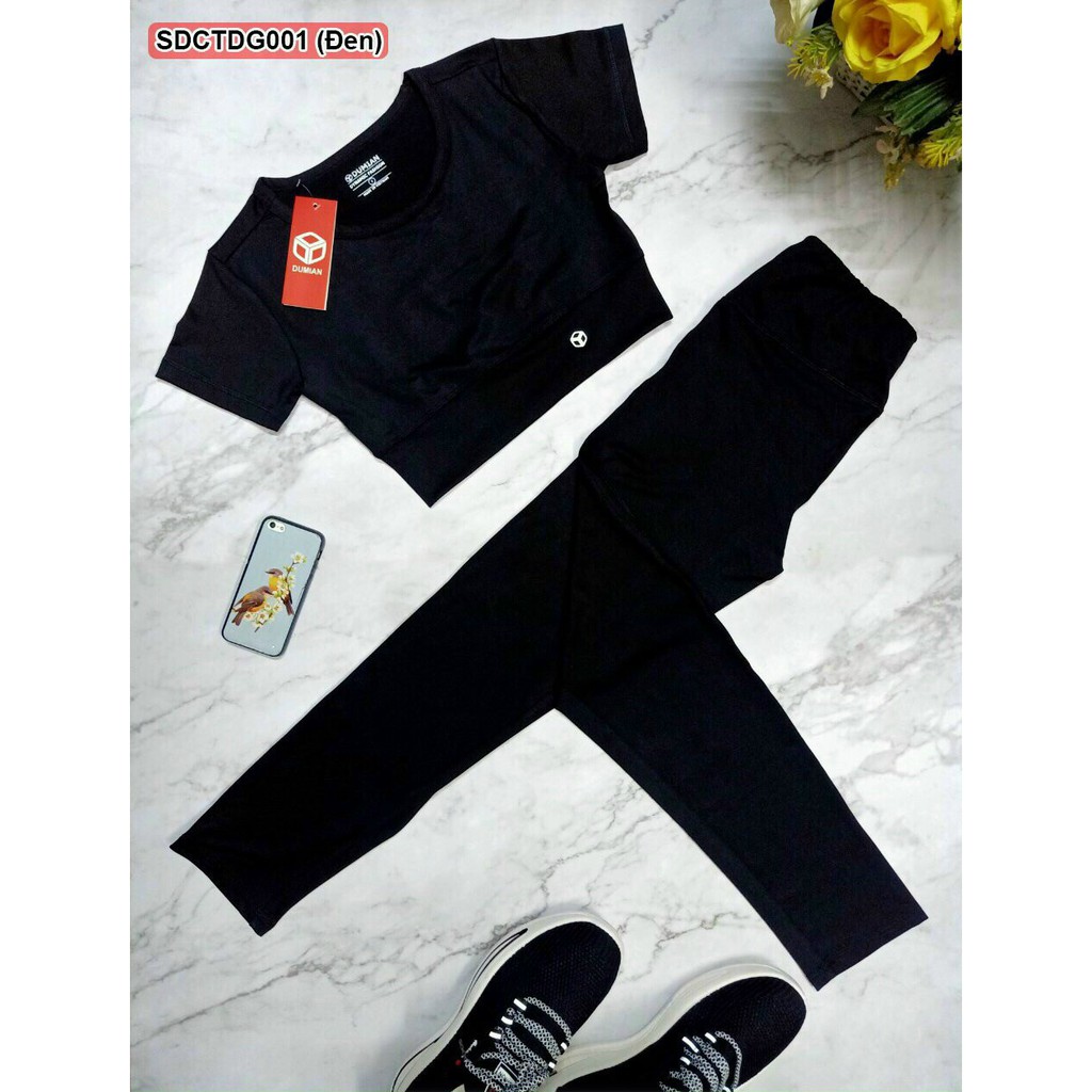 Freeship từ 50k-Set croptop nữ có tay tập gym, yoga, thể thao Nữ thun lạnh cao cấp, Co giãn, siêu thấm hút