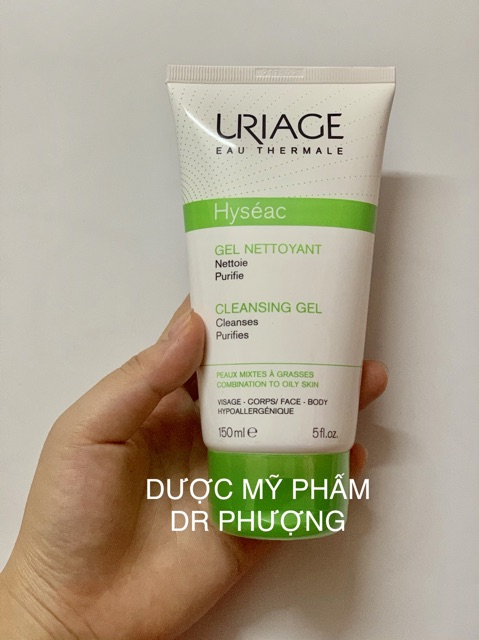 [CHÍNH HÃNG] Sữa rửa mặt cho da dầu, mụn , da hỗn hợp Uriage Hyseac Gel Nettoyant | BigBuy360 - bigbuy360.vn