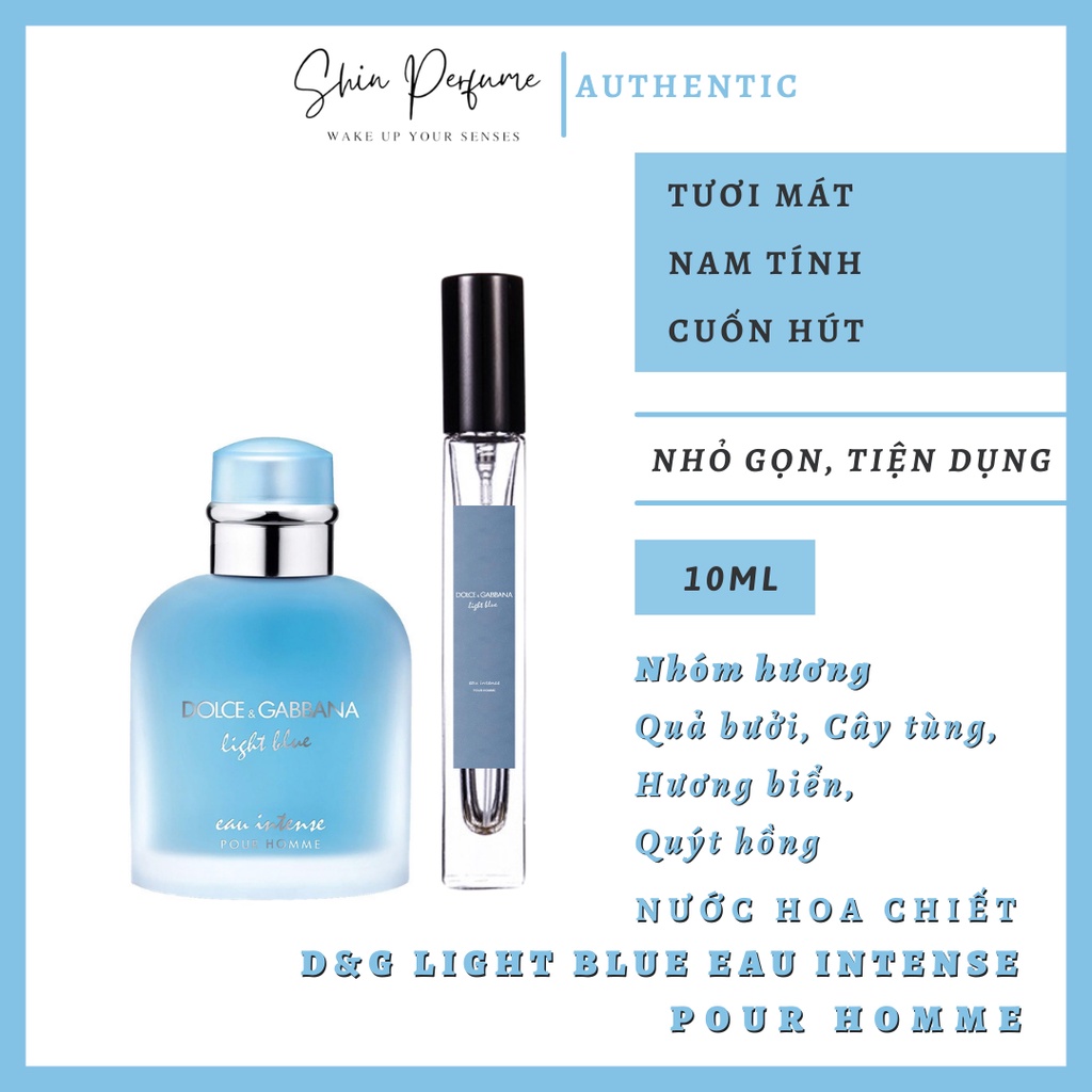 [ Mẫu Thử ] Nước Hoa Nam❄DG Light Blue Eau Intense❄