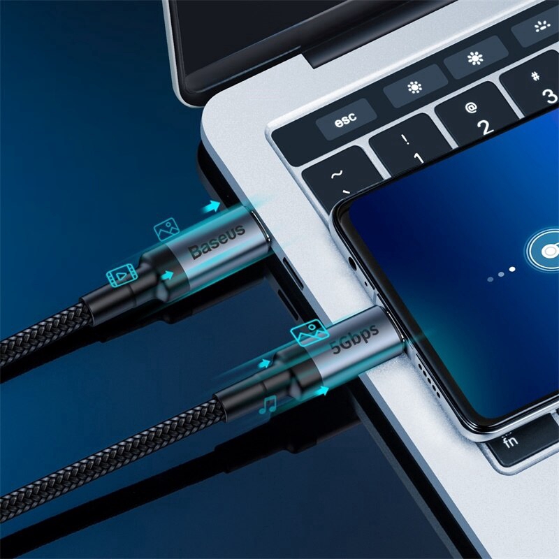 Dây cáp sạc Baseus USB 3.1 type C dành cho macbook PD Huawei p30