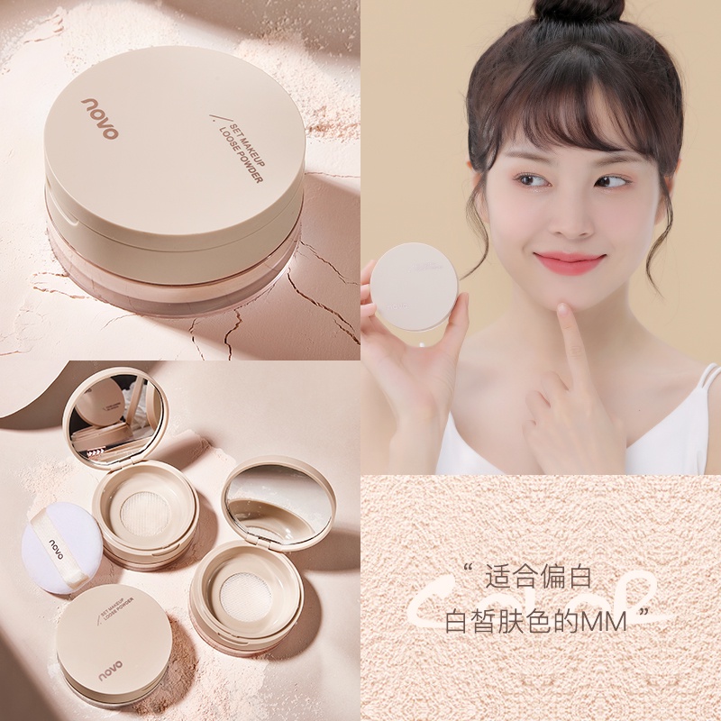 Phấn Phủ NOVO Lâu Trôi Dưỡng Ẩm Chống Thấm Nước Kiểm Soát Dầu NO.5497