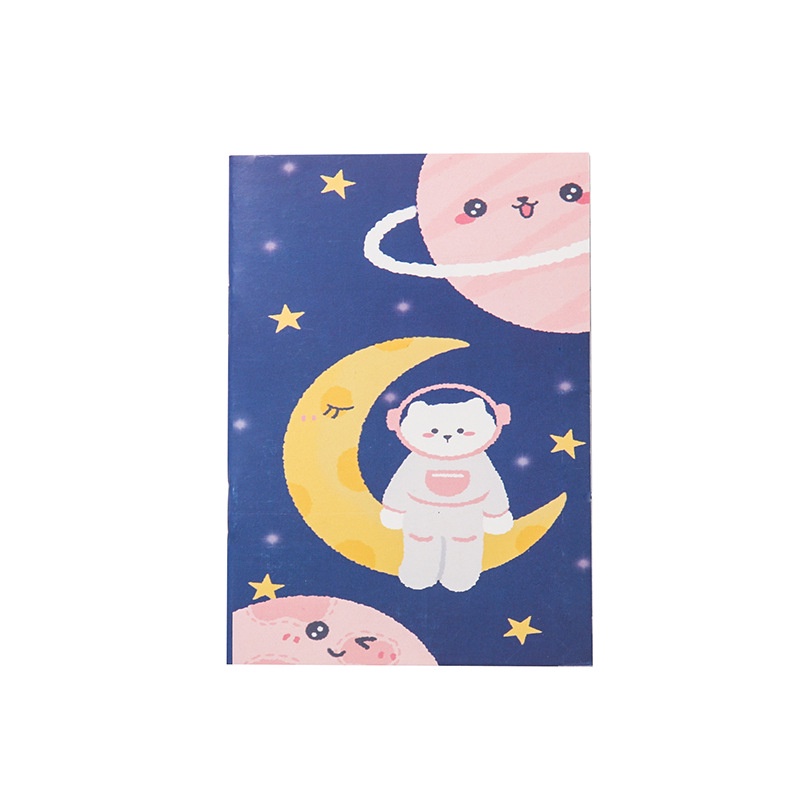Peach Cute Cartoon little book notebook Memo Pad School Office Stationery Notepad