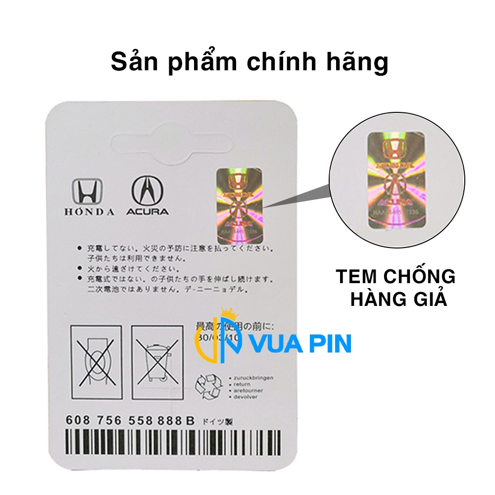 Pin chìa khóa ô tô Acura MDX chính hãng sản xuất theo công nghệ Nhật Bản - Pin chìa khóa Acura MDX