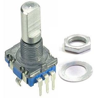 Công tắc xoay vô cấp EC11 trục D (Switch Rotary Encoder EC11)