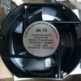 Quạt thông gió/hút mùi tròn 15*17*5cm