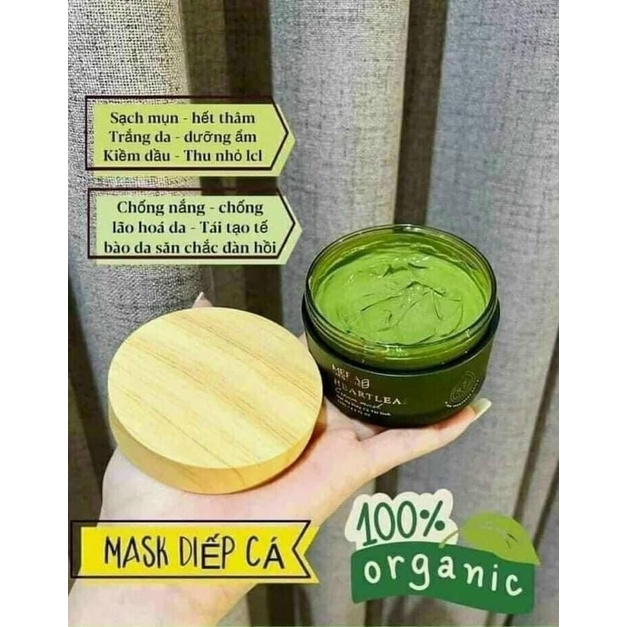 Mặt nạ diếp cá tái sinh Meea Organic-Mặt nạ diếp cá thải độc, giảm mụn,dưỡng da