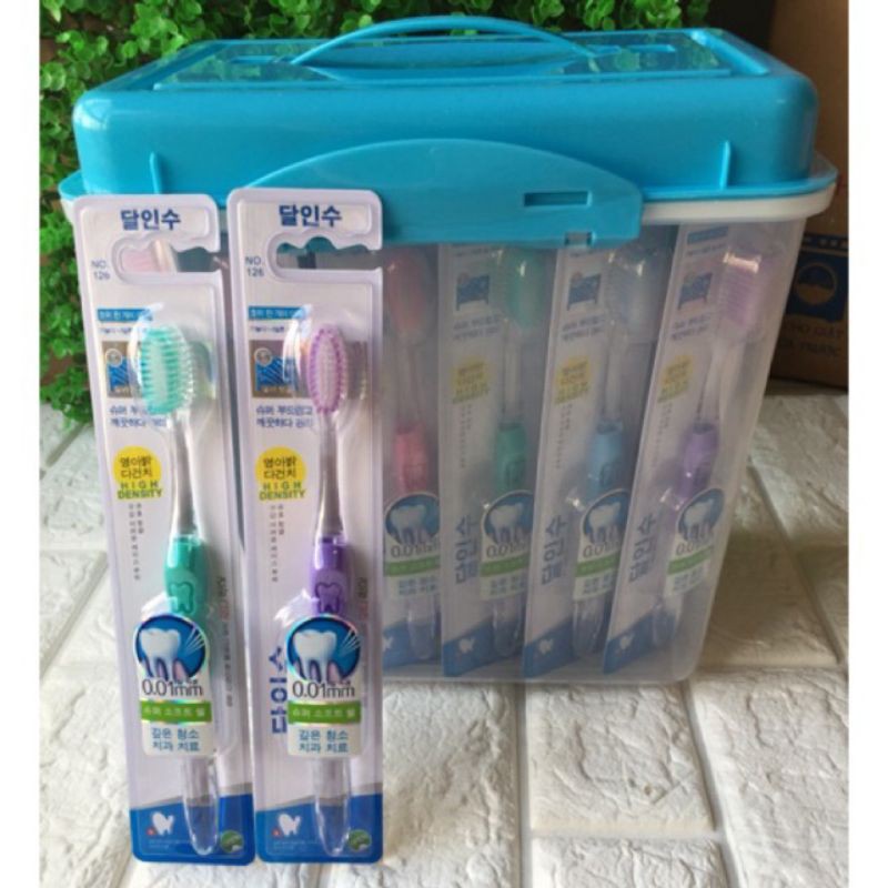 Bán Sỉ Hộp 45 Bàn Chải Đánh Răng Hàn Quốc