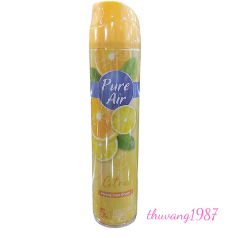 Xịt phòng nước hoa Pure air 280ml 5in1