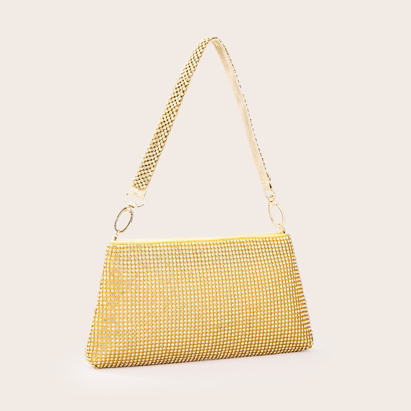 Ví Cầm Tay Đính Đá Lấp Lánh Dành Cho Nữ