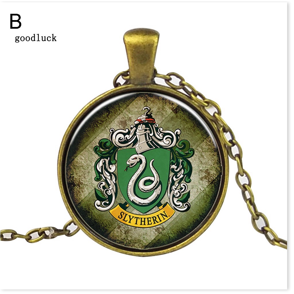 Dây chuyền hợp kim phối mặt phong cách Vintage chủ đề phim Harry Potter