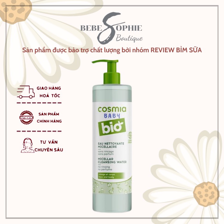 Hàng Air - Nước làm sạch Cosmia Baby Bio 500ml - Hàng nội địa Pháp