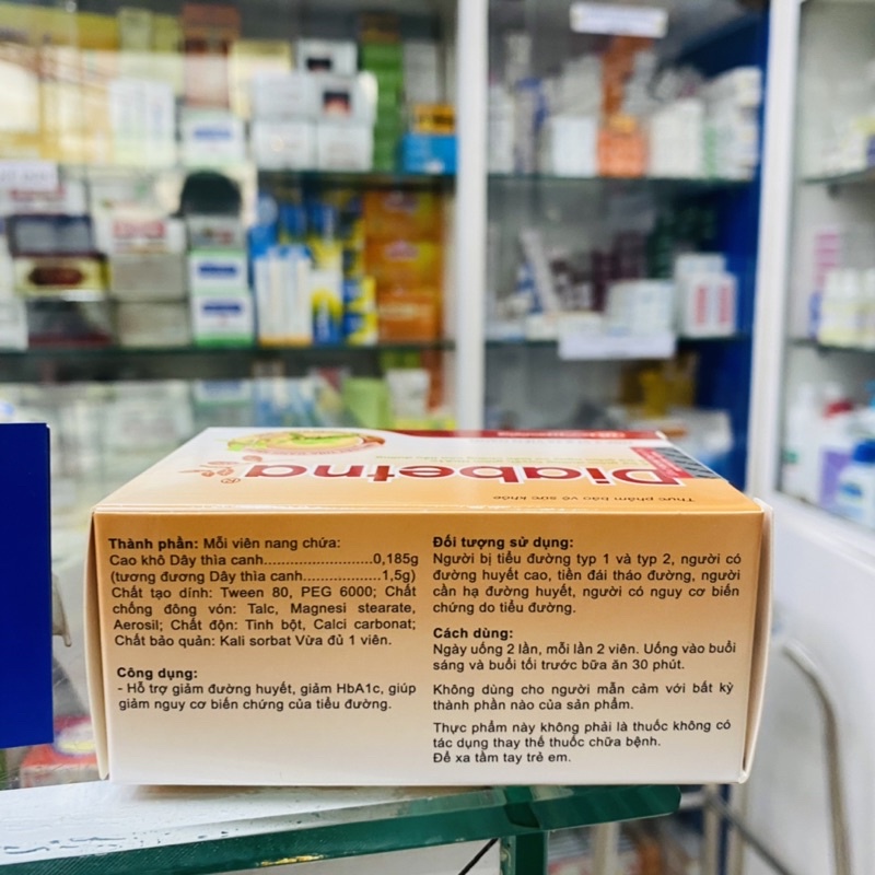 ✅ [Chính Hãng] Diabetna (hộp 40 viên) hỗ trợ giảm đường huyết, giảm HbA1c hỗ trợ giảm nguy cơ biến chứng của tiểu đường