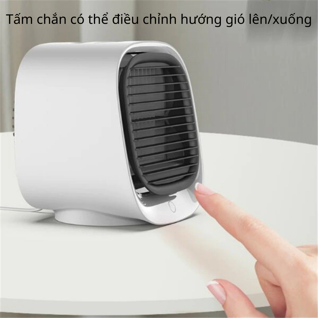 Quạt điều hòa hơi nước mini để bàn TiLoKi Air Cooler M201 3 tốc độ tiết kiệm