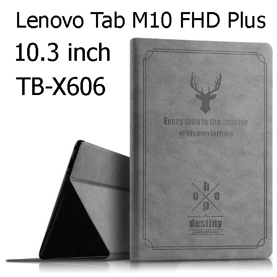 [FREESHIP] Bao da Lenovo Tab M10 FHD PLUS 10.3 inch TB-X606 | Họa Tiết Deer | Tặng kèm bút cảm ứng