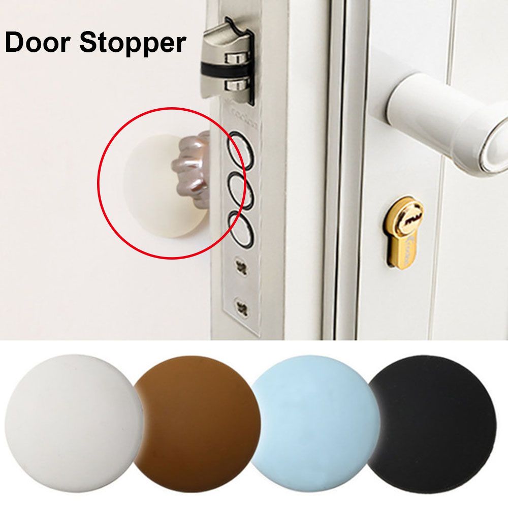 Miếng silicone dán tường chặn cửa chống va đập chống trượt tùy chọn màu sắc