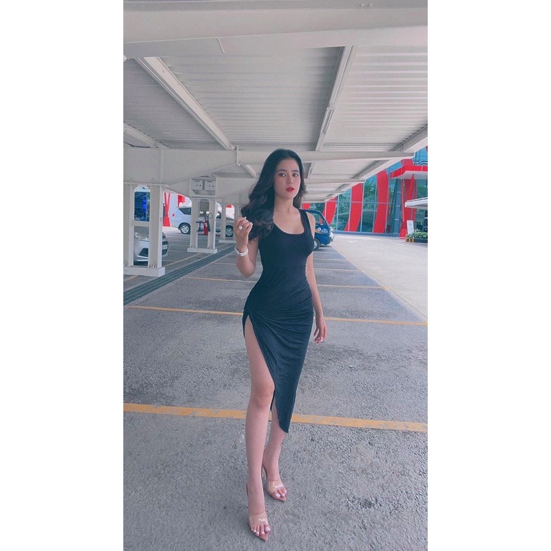 váy xoắn hông (kèm video ảnh thật) | BigBuy360 - bigbuy360.vn