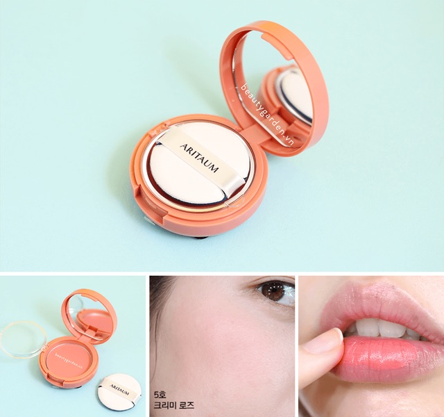 Má hồng Aritaum Sugarball Cushion Cheek Color