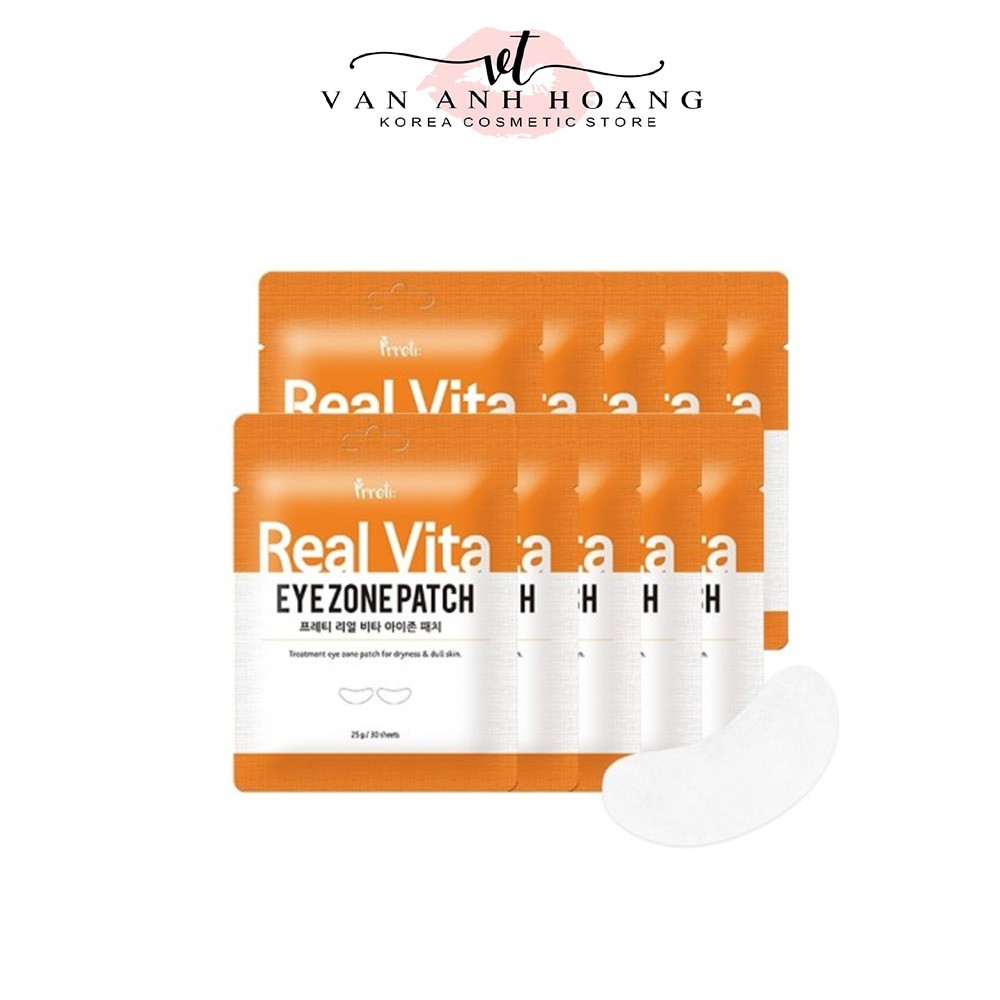 Mặt nạ cho mắt PRRETI REAL VITA EYEZONE PATCH