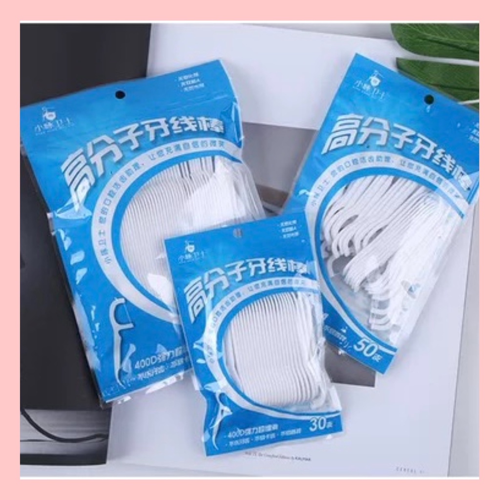 Bộ 100/50/30 Tăm Chỉ Nha Khoa Cao Cấp Chăm Sóc Răng Miệng Chuyên Dụng AnPhong Store.