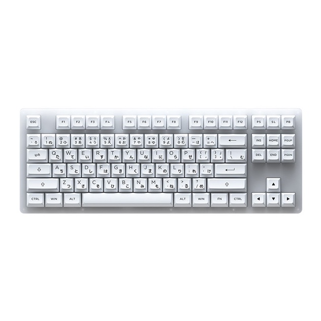 Bàn phím cơ máy tính không dây có dây gaming mini led giá rẻ chính hãng cao cấp bluetooth AKKO ACR87 White Hotswap RGB Z
