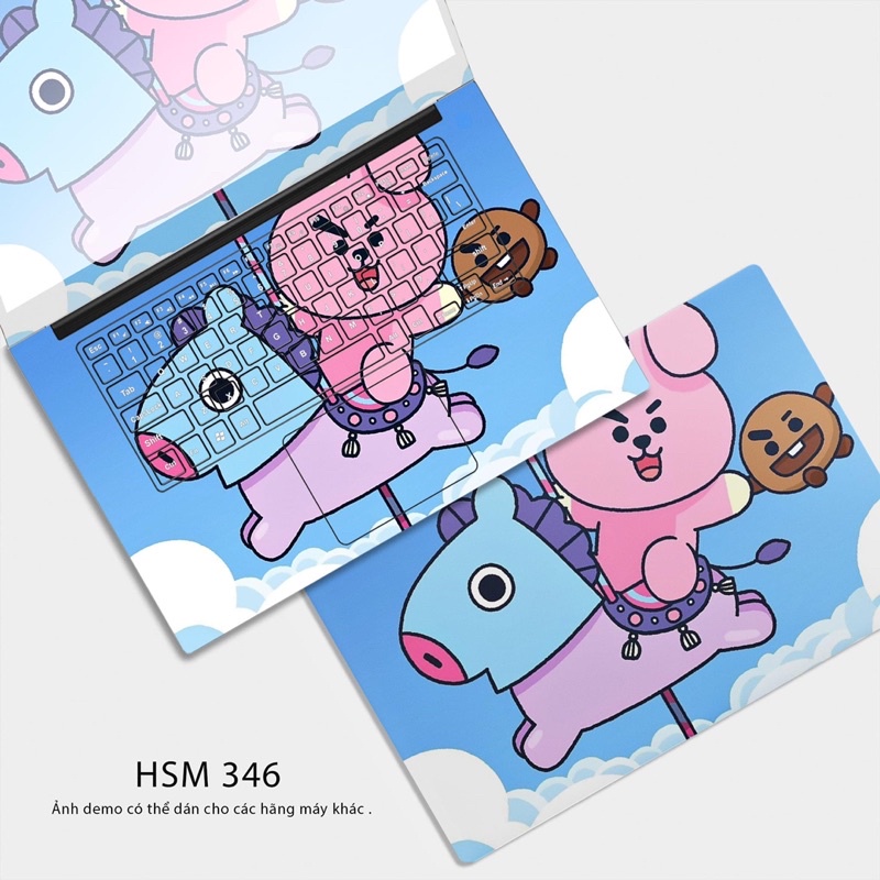 Skin dán laptop - Mẫu BT21 (P4)