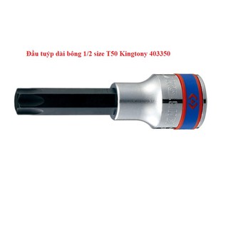 Đầu tuýp dài bông 1/2 size t50 kingtony 403350