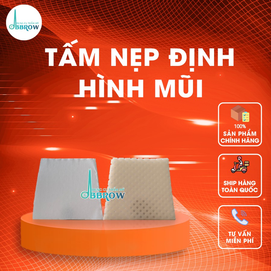 Tấm Nẹp Mũi Định Hình Sau Phẫu Thuật BBROW Chất Liệu Silicon Thiết Kế Thông Minh NM780