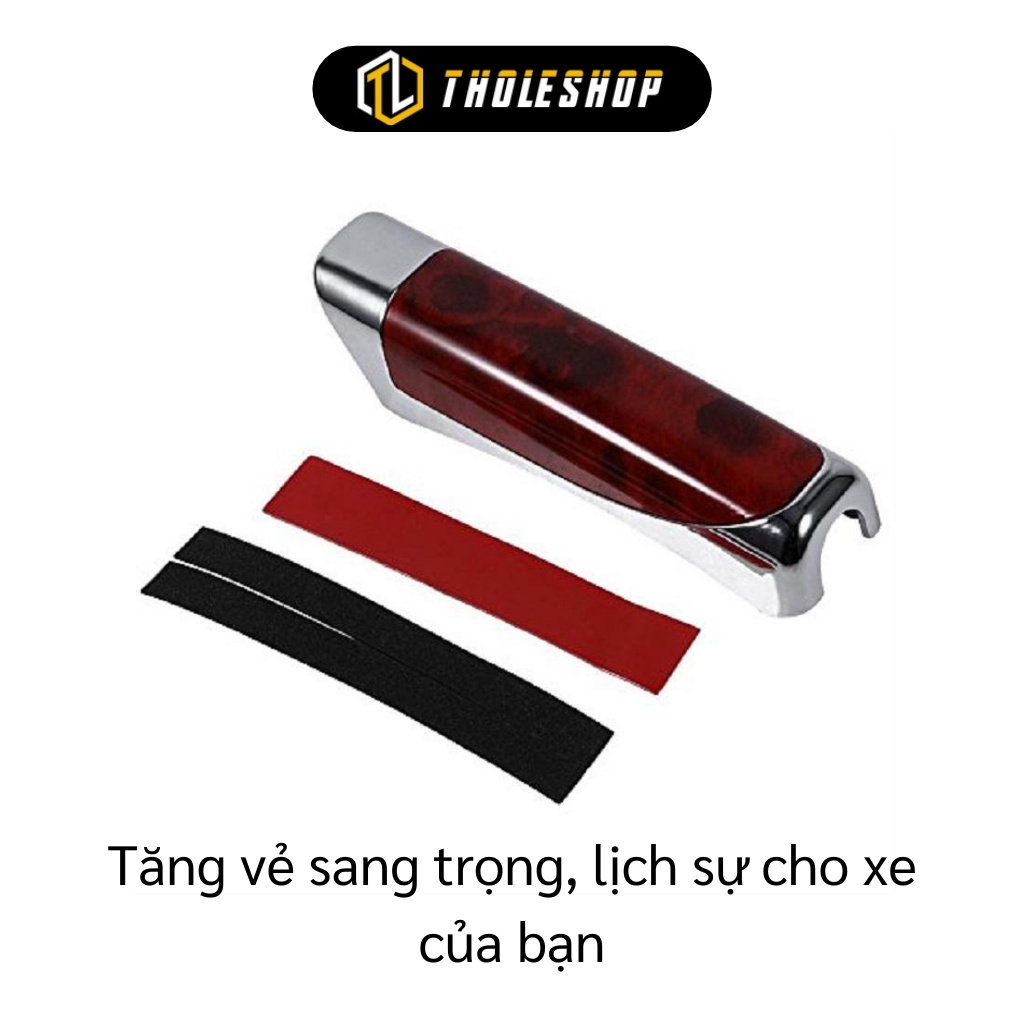 Vỏ Ốp Phanh Tay Xe Hơi - Bọc Tay Thẳng Bao Phanh Giả Gỗ Sang Trọng 7463