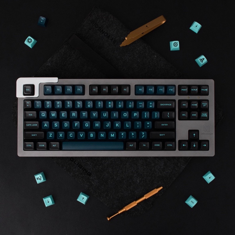 Keycap SA Aifei DARK MIZU SA Profile chất liệu ABS double shot dùng trên nhiều layout bàn phím cơ - Mitoby Studio