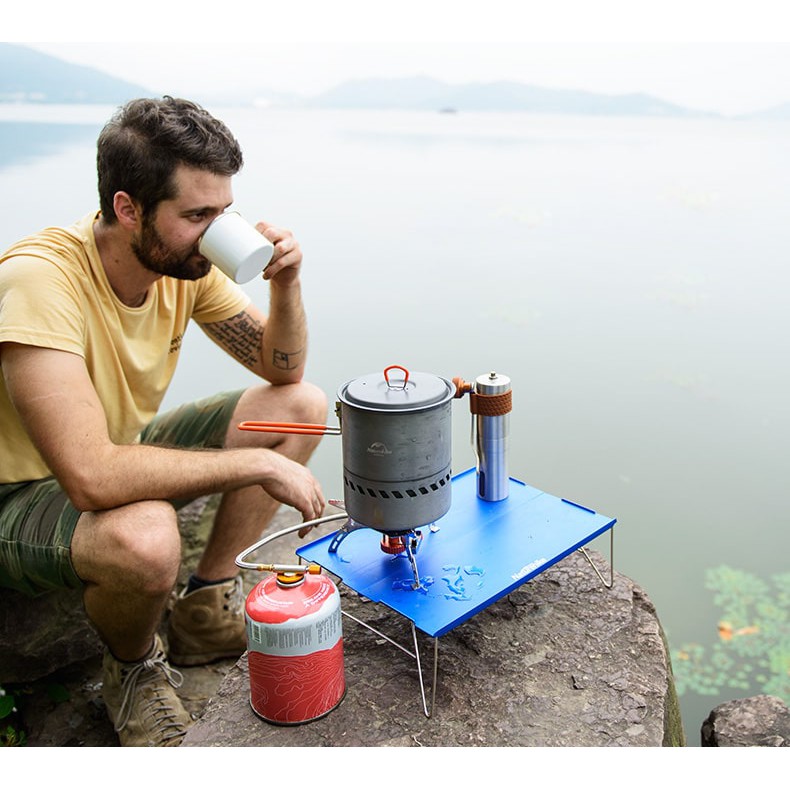 Bàn nhôm gấp gọn mini cắm trại, picnic, du lịch siêu nhẹ NatureHike NH17Z001-L