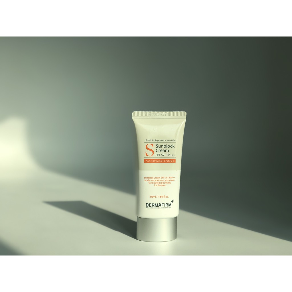 Kem chống nắng hỗn hợp,Dermafirm,Sun Block Cream SPF50,PA+++,(50ml,có giấy công bố sản phẩm)