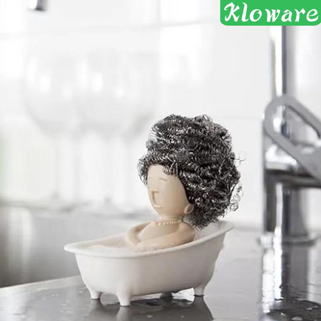 [Kloware] Giá Đỡ Bọt Biển Rửa Chén / Xà Phòng Hình Bồn Tắm Sáng Tạo