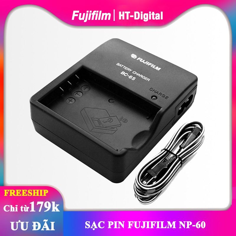 Sạc pin BC-65 cho pin máy ảnh Fujifilm NP-60 (Bảo hành 6 tháng)